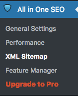 Hoe XML-sitemap toe te voegen in All in One SEO